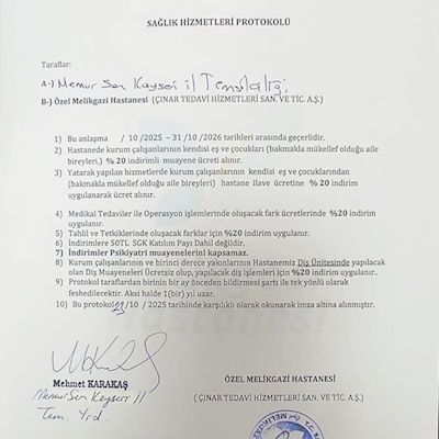 MELİKGAZİ HASTANESİ