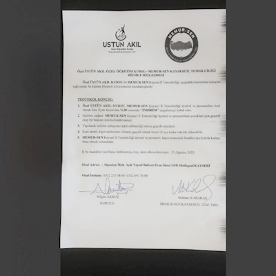 ÜSTÜN AKIL ÖZEL EĞİTİM KURUMU